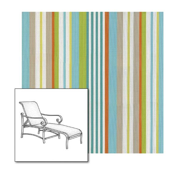 Chaise Lounge Replacement Sling Fabric | Two Piece Sling Back & Seat