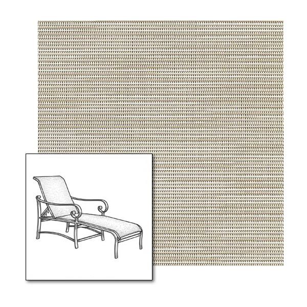 Chaise Lounge Replacement Sling Fabric | Two Piece Sling Back & Seat