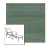 Chaise Lounge Replacement Sling Fabric | Two Piece Sling Back & Seat