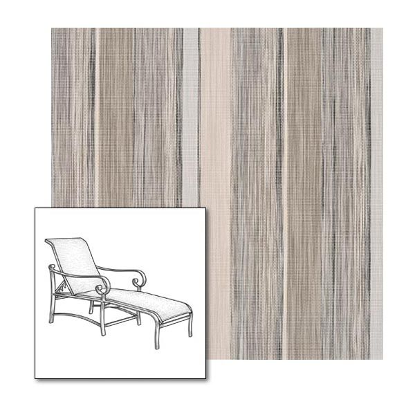 Chaise Lounge Replacement Sling Fabric | Two Piece Sling Back & Seat