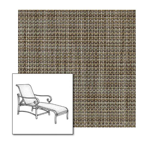 Chaise Lounge Replacement Sling Fabric | Two Piece Sling Back & Seat
