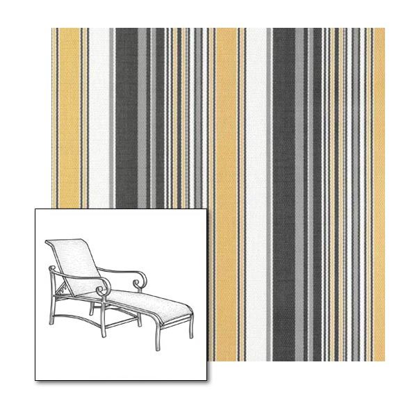 Two piece patio chair slings.