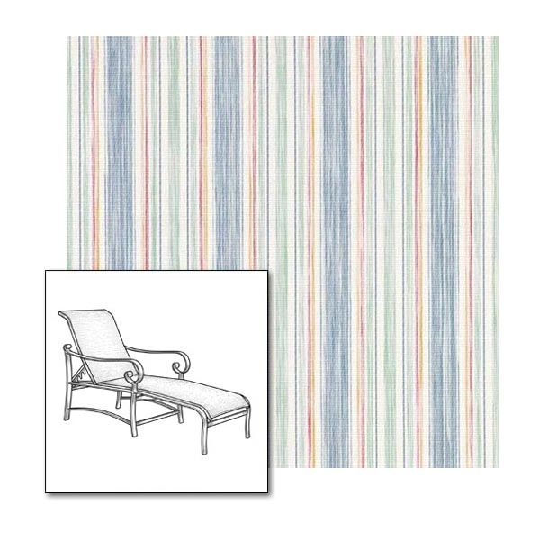 Two piece patio chair slings.