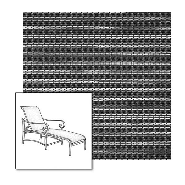 Two piece patio chair slings.