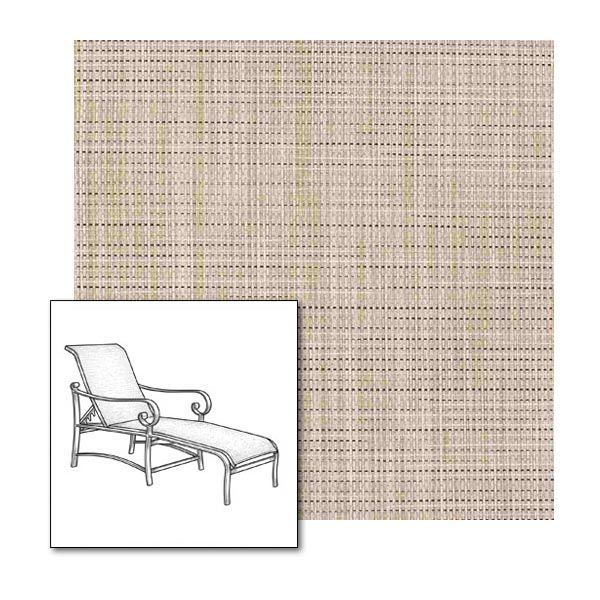 Two piece patio chair slings.