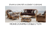 Erwin & Sons Homecoming Collection Loveseat Replacement Cushions | All-Weather Wicker