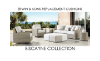 Erwin & Sons Biscayne Collection Replacement Cushions | All-Weather Wicker