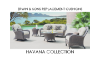 Erwin & Sons Havana Collection Replacement Cushions | All-Weather Wicker