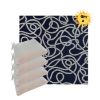 Sunbrella Maritime Nautical Outdoor Dining Chair Cushions in Sunbrella Luxury Outdoor Fabrics - Order in Sets of 4