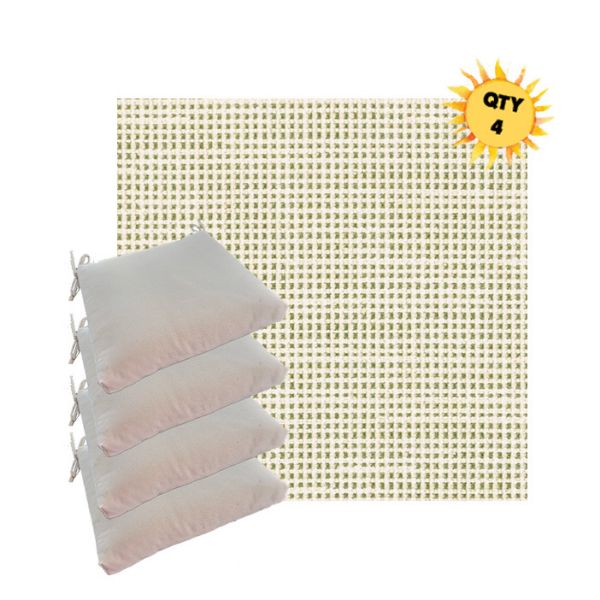 Sunbrella Rest Meadow Outdoor Dining Chair Cushions in Sunbrella Luxury Outdoor Fabrics - Order in Sets of 4