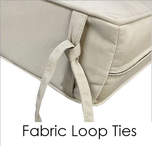 Fabric Loop Ties on Box