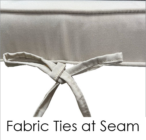 Fabric Ties At Seam
