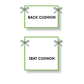 2 on Back | 2 on Seat