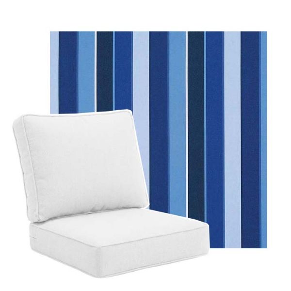 Picture of Milano Cobalt | Universal Deep Seating Outdoor Cushions SIZE A