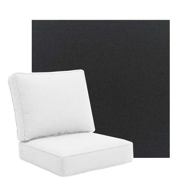 Picture of Canvas Black | Universal Deep Seating Outdoor Cushions SIZE B