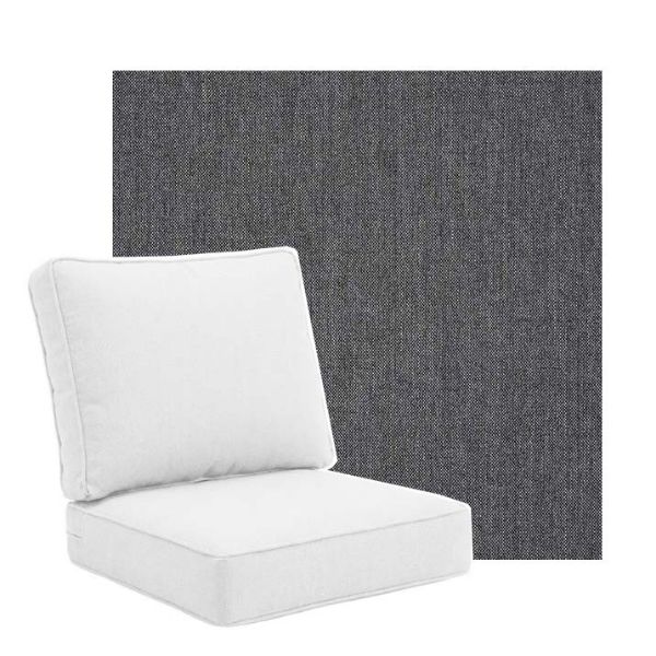 Picture of Cast Charcoal | Universal Deep Seating Outdoor Cushions SIZE B