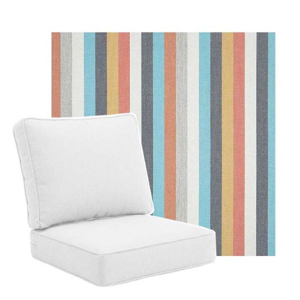 Picture of Surround Sunrise | Universal Deep Seating Outdoor Cushions SIZE B