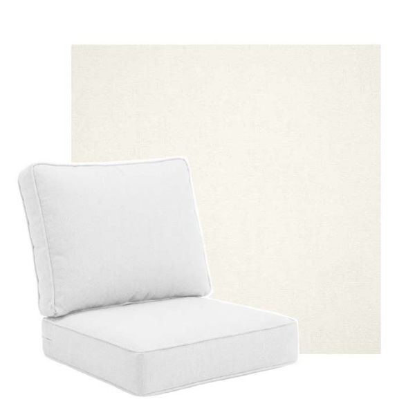 Picture of Canvas White | Universal Deep Seating Outdoor Cushions SIZE C