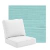 Picture of Dupione Celeste  | Universal Deep Seating Outdoor Cushions SIZE C