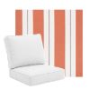 Picture of Relate Persimmon | Universal Deep Seating Outdoor Cushions SIZE C
