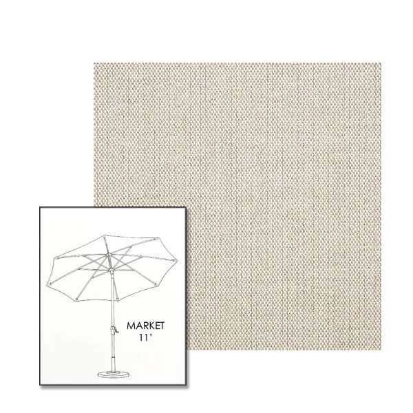 Picture of Blend Linen | 11 ft Market Umbrella (Auto Tilt)
