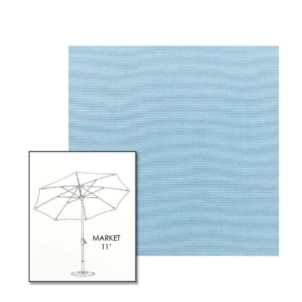 Picture of Canvas Air Blue | 11 ft Market Umbrella (Auto Tilt)