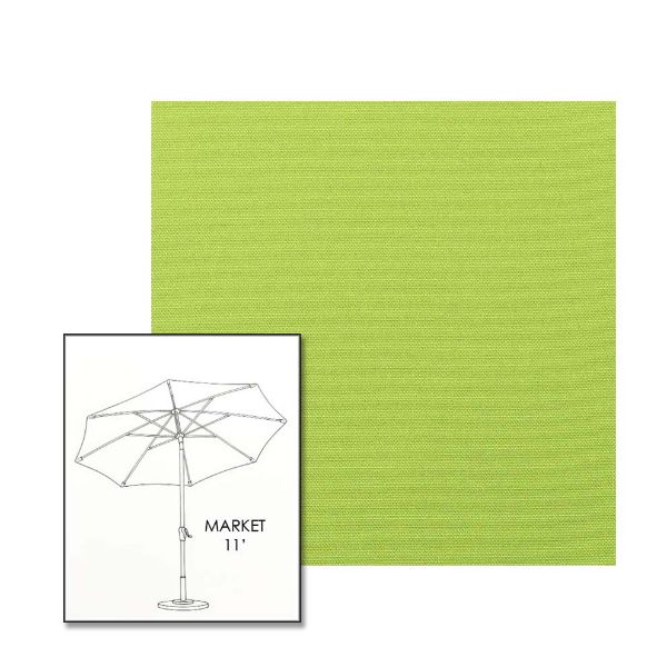 Picture of Canvas Macaw | 11 ft Market Umbrella (Auto Tilt)