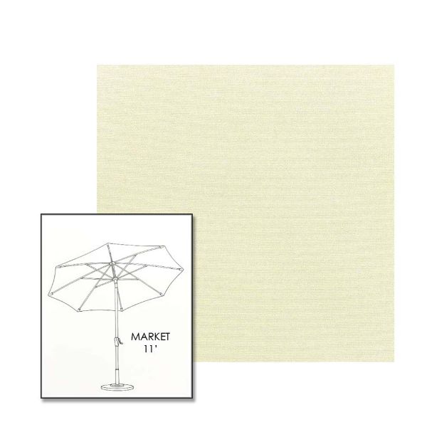 Picture of Canvas Natural | 11 ft Market Umbrella (Auto Tilt)