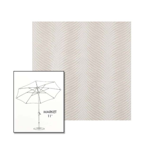 Picture of Clock Out Cloud | 11 ft Market Umbrella (Auto Tilt)