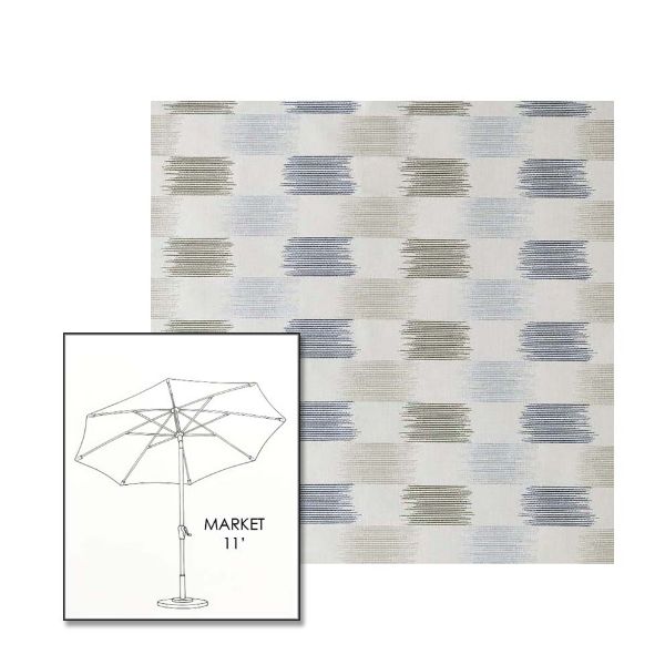 Picture of Dream Mist | 11 ft Market Umbrella (Auto Tilt)