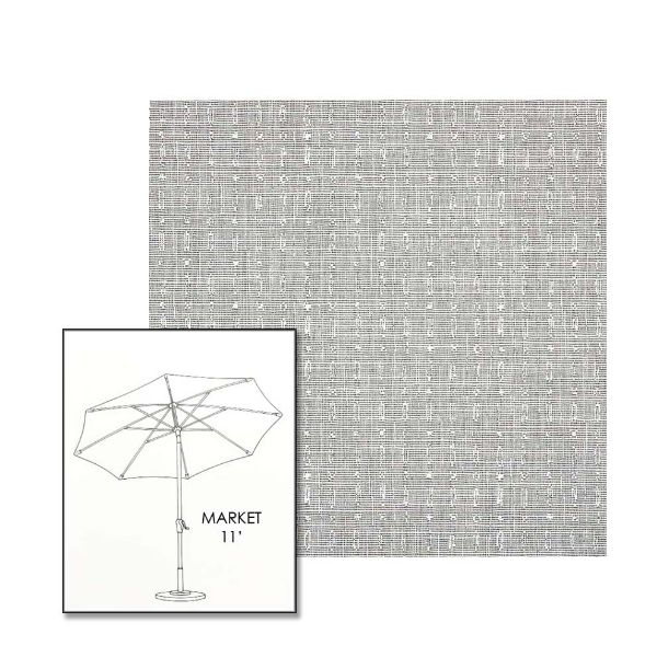 Picture of Embrace Pewter | 11 ft Market Umbrella (Auto Tilt)