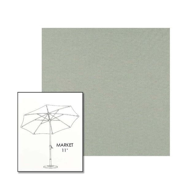 Picture of Exhale Rainwashed | 11 ft Market Umbrella (Auto Tilt)