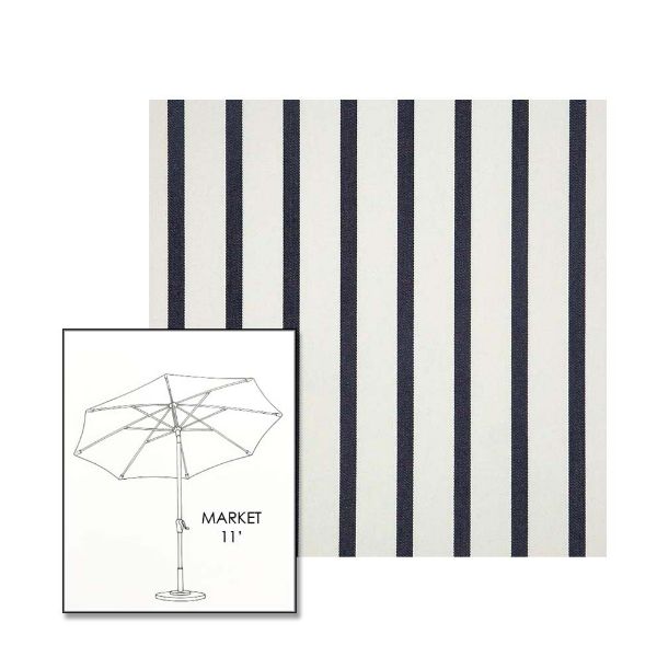 Picture of Lido Indigo | 11 ft Market Umbrella (Auto Tilt)