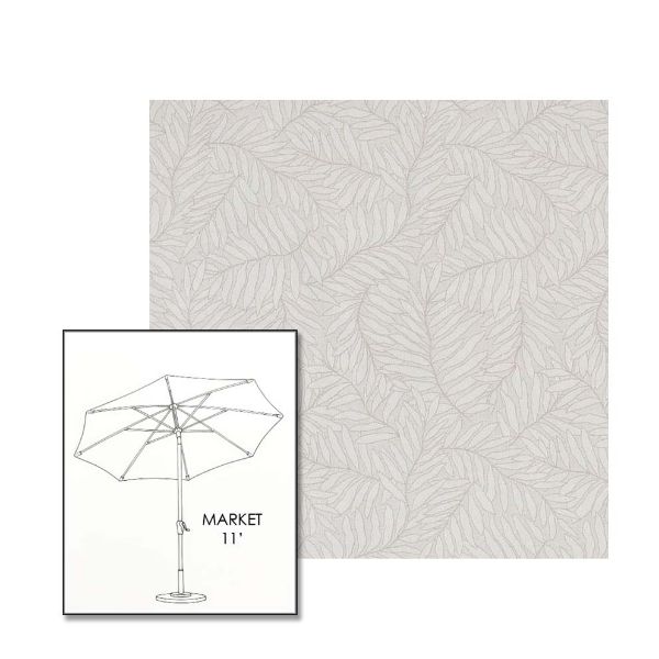 Picture of Lively Parchment | 11 ft Market Umbrella (Auto Tilt)