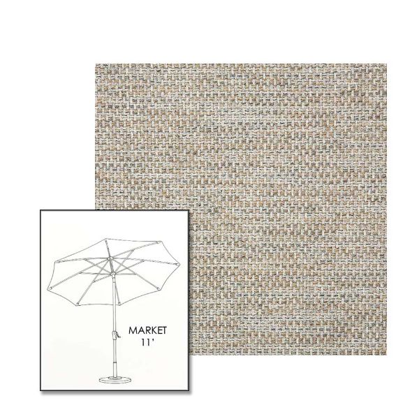 Picture of Mainstreet Dove | 11 ft Market Umbrella (Auto Tilt)