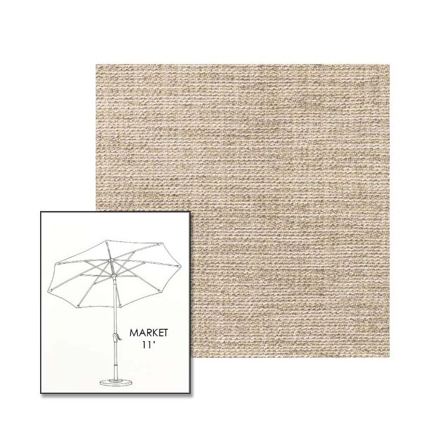 Picture of Momento Parchment | 11 ft Market Umbrella (Auto Tilt)