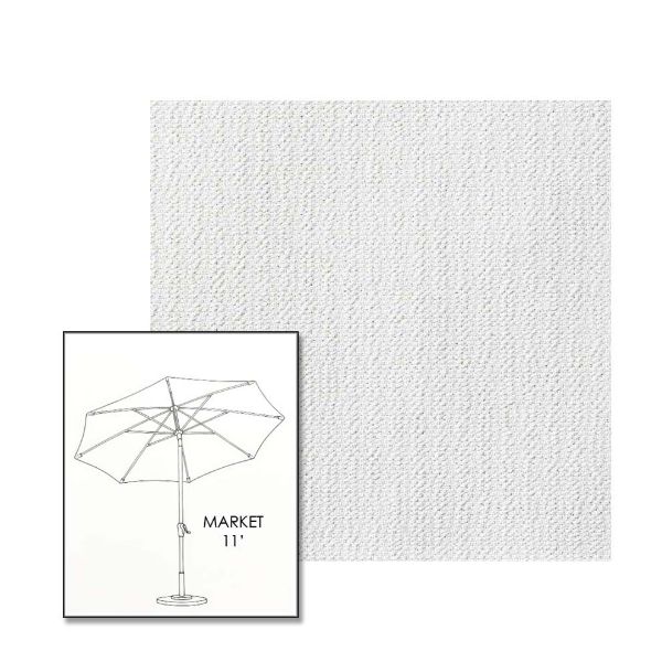 Picture of Momento Snow | 11 ft Market Umbrella (Auto Tilt)