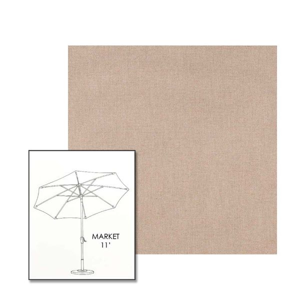 Picture of Nuance Dove | 11 ft Market Umbrella (Auto Tilt)