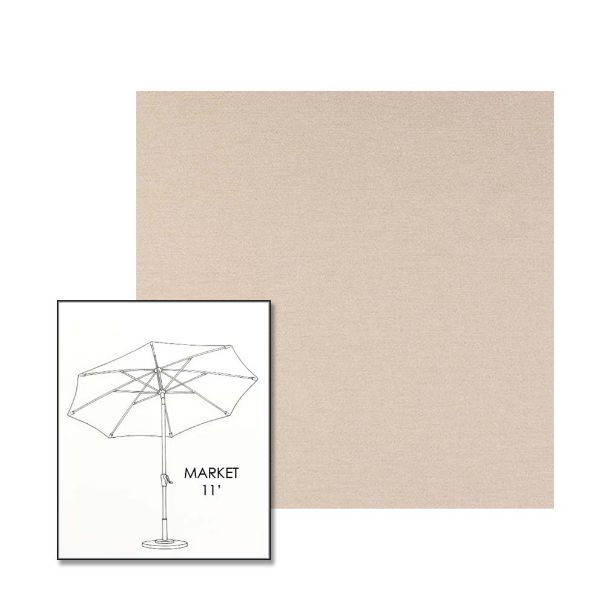 Picture of Nuance Eggshell | 11 ft Market Umbrella (Auto Tilt)