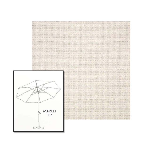 Picture of Nurture White | 11 ft Market Umbrella (Auto Tilt)