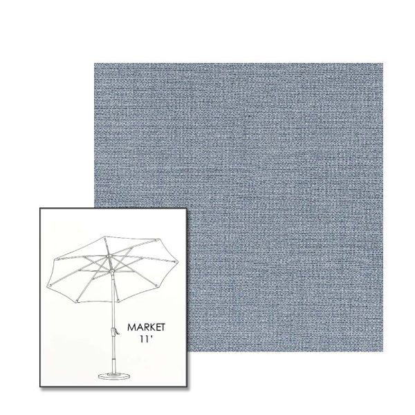 Picture of Remix Denim | 11 ft Market Umbrella (Auto Tilt)