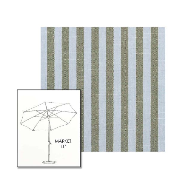 Picture of Sail Away Aloe | 11 ft Market Umbrella (Auto Tilt)