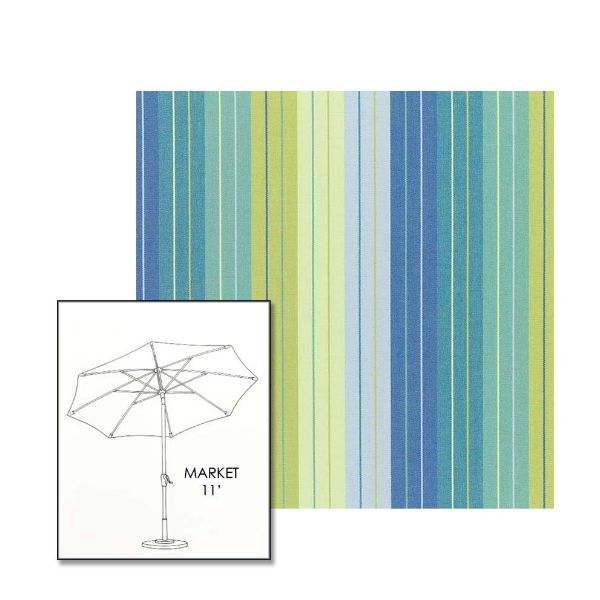 Picture of Seville Seaside | 11 ft Market Umbrella (Auto Tilt)