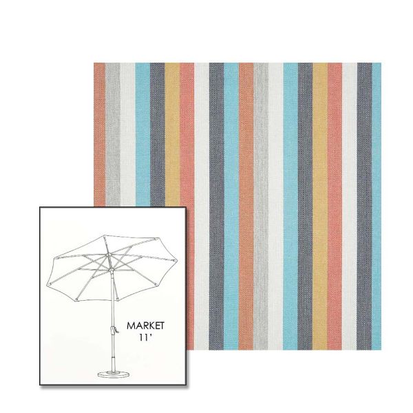 Picture of Surround Sunrise | 11 ft Market Umbrella (Auto Tilt)