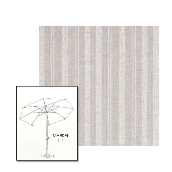 Picture of Tranquil Linen | 11 ft Market Umbrella (Auto Tilt)