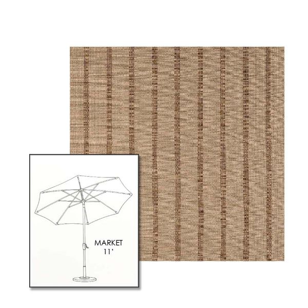 Picture of Unwind Driftwood | 11 ft Market Umbrella (Auto Tilt)