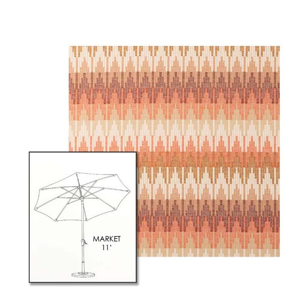 Picture of Valley Desert | 11 ft Market Umbrella (Auto Tilt)