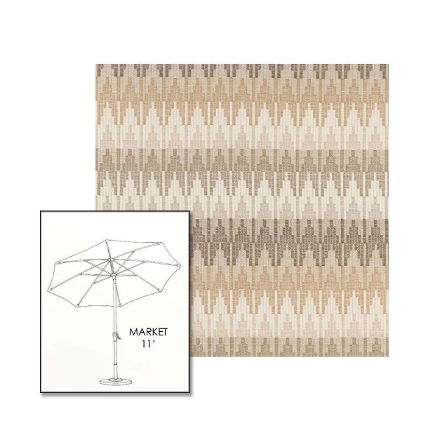 Picture of Valley Dune | 11 ft Market Umbrella (Auto Tilt)