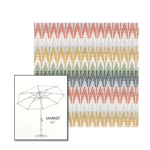 Picture of Valley Sedona | 11 ft Market Umbrella (Auto Tilt)