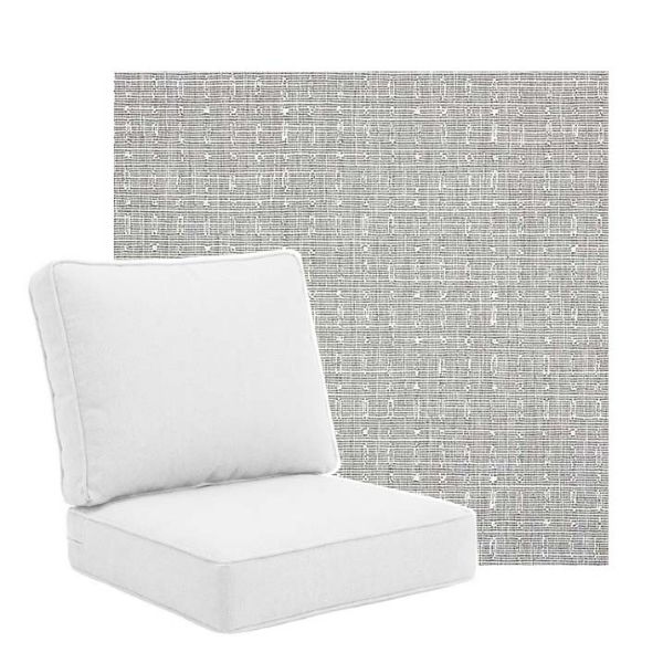 Picture of Embrace Pewter | Universal Deep Seating Outdoor Cushions SIZE A
